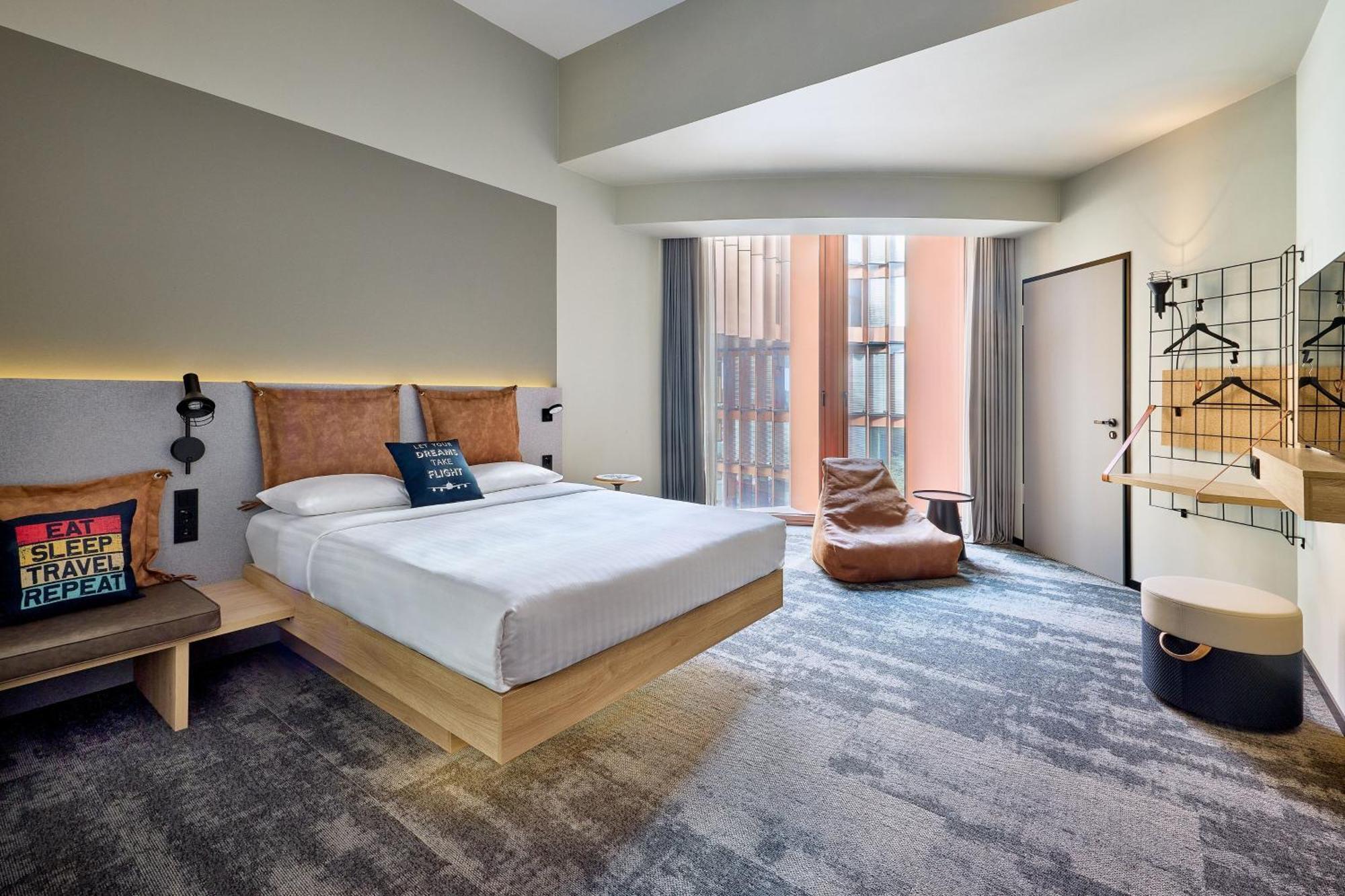 Hotel Moxy Luxembourg Airport Niederanven Exteriér fotografie